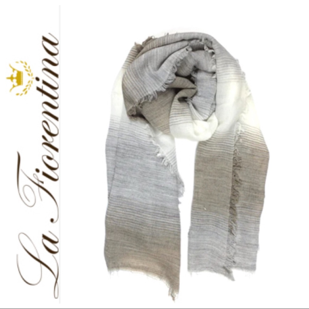 LA FIORENTINA ALPACA WOOL BLEND BLEND SCARF WRAP NWT